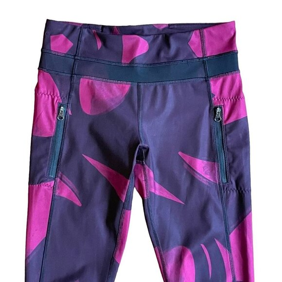 Lululemon Inspire Tight II Womens Sz 4 Athletic 7/8 Legging Back Spin Stroke - Picture 6 of 11